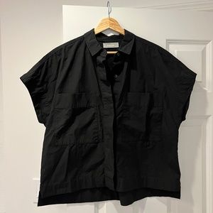 Everlane Poplin Boxy Button Up